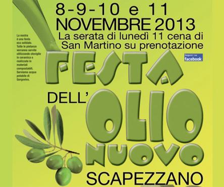 Si festeggia l Olio Nuovo a Scapezzano di Senigallia Si festeggia l Olio Nuovo a Scapezzano di Senigallia